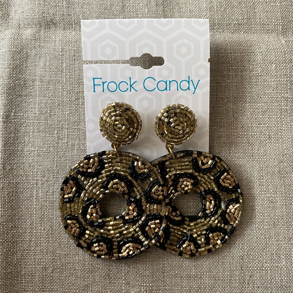 Frock Candy Leopard Earrings